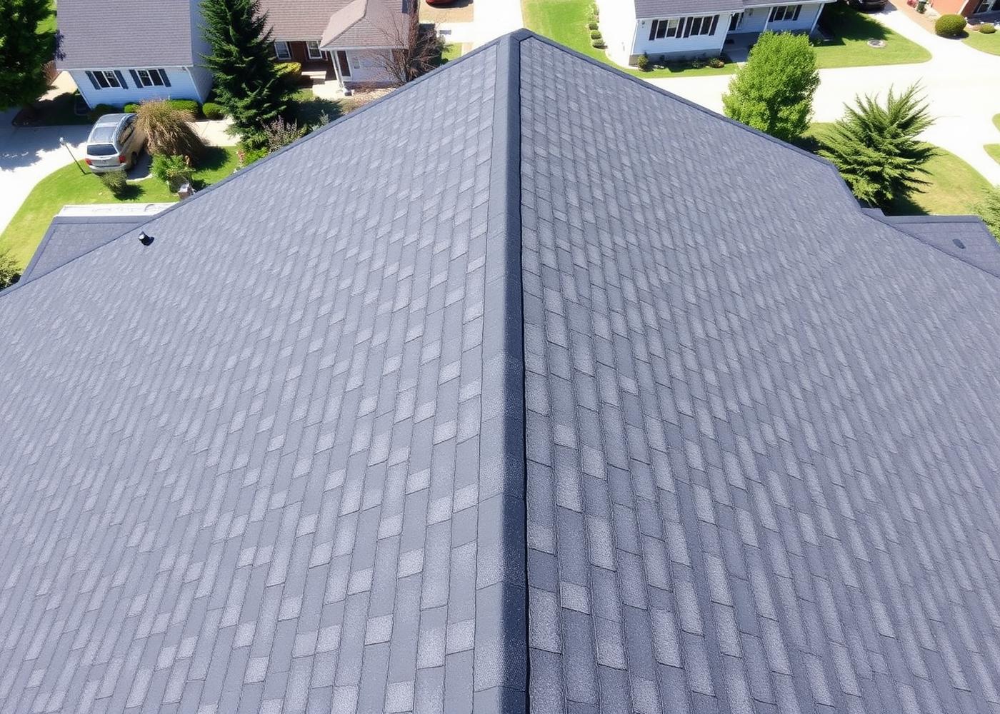 New uniform shingle roof